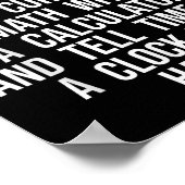 I Can’t Do Social Media But I Can Write In Cursive ポスター (角)