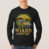 I can t i have a board meeting sun & chill beach tシャツ (正面)