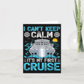 I Can’t Keep Calm It’s My First Cruise Cruising  カード (正面)