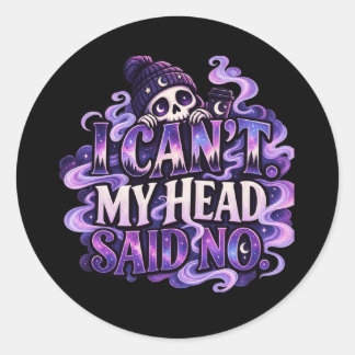 I Can’t My Head Said No – コズミック・コージー・ゴス・スカル ラウンドシール