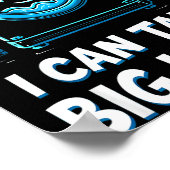 I Can Take Big Loads Funny Laundry Day Washing Mac ポスター (角)