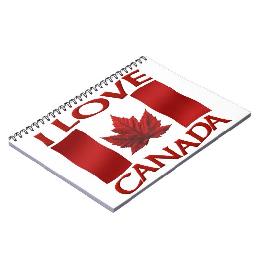 I Canada Canada Journal Canadaお土産ノートブック ノートブック (左側)
