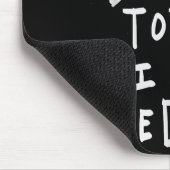 I Cannot Brain Today I Has The Dumb - Funny Saying マウスパッド (コーナー)