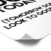 I Can't Adult Today Funny  ポスター (角)