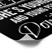 I Can't Argue With My Friend She's Younger Matchin ポスター (角)