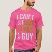 I Cant But I Know A Guy Funny Christian Jesus Cros Tシャツ (正面)