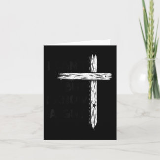 I Cant But I Know A Guy Jesus Christian Cross Fait カード