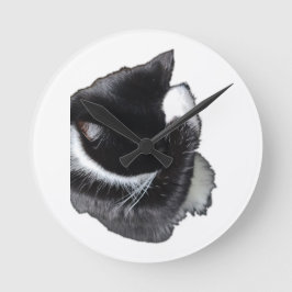 I Can't Even Right Meow ラウンド壁時計