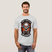 I Can't Hear You I'm Gaming T-Shirt - Funny Hardco Tシャツ (正面フル)