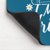 I Can't I Must Writing Funny Saying Quote Men's Wo マウスパッド (コーナー)