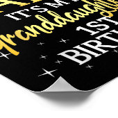 I Cant Keep Calm Its My Granddaughter 1st Birthday ポスター (角)