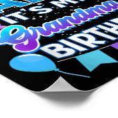 I Cant Keep Calm Its My Grandma Birthday Shirt Bda ポスター (角)