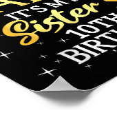 I Cant Keep Calm Its My Sister 10th Birthday Party ポスター (角)