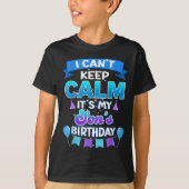I Cant Keep Calm Its My Son Birthday Shirt Bday  Tシャツ (正面)