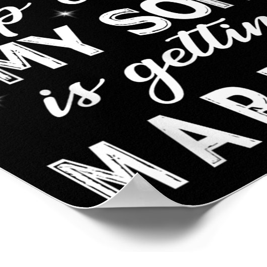 I Can't Keep Calm My Son Is Getting Married Happy  ポスター (角)