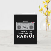 I Can't Live Without My Radio カード (黄色い花)