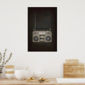 I Can't Live Without My Radio Inspired Original ポスター (キッチン)