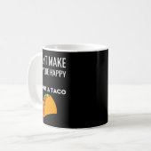 I Can't Make Everyone Happy I'm Not A Taco Funny T コーヒーマグカップ (正面左)