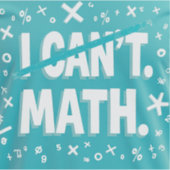 I cant math シール (正面)