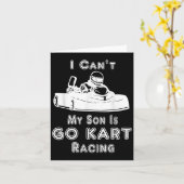 I Can't My Son Is Go Kart Racing  カード (黄色い花)