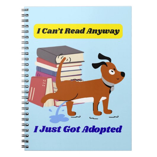 I Can't Read Anyway ノートブック (正面)