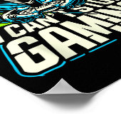 I Can't Stop Gaming Funny Gamer Graphic Amine Vide ポスター (角)
