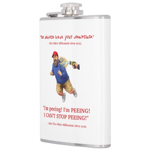 I Can't Stop Peeing! フラスク (左)