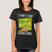 I Can't Stop Scratching Men Women  Bingo  5 Tシャツ (正面)