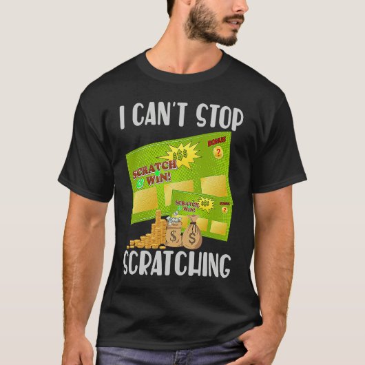 I Can't Stop Scratching Men Women  Bingo  5 Tシャツ (正面)