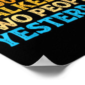 I Can't Talk To You Today Funny Introvert Sarcasti ポスター (角)