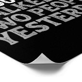 I Can't Talk To You Today Funny Introvert Sarcasti ポスター (角)