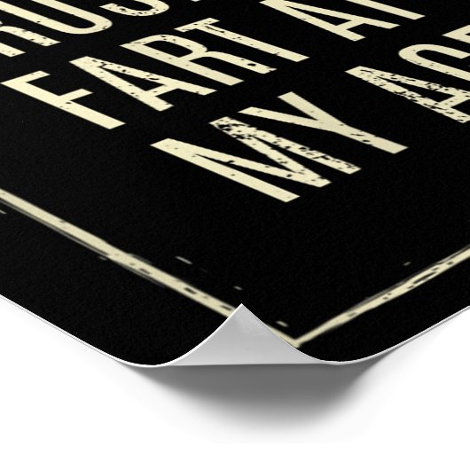 I Cant Trust A Fart At My Age  ポスター (角)