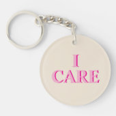 I CARE キーホルダー (正面)