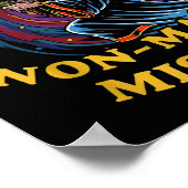 I Cast Non-magic Missile Funny Wizard Parody Meme  ポスター (角)
