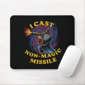 I Cast Non-magic Missile Funny Wizard Parody Meme マウスパッド (マウス)