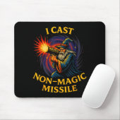 I Cast Non-magic Missile Funny Wizard Parody Meme  マウスパッド (マウス)