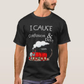 I cause confusion and delay  train kids tシャツ (正面)
