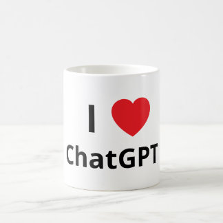 I ❤️ ChatGPT コーヒーマグカップ