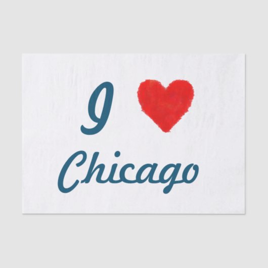 I♥Chicago 薄葉紙 (正面)