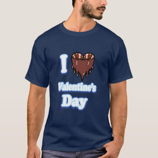 I chocolate dipped bacon heart Valentine's Day  Tシャツ