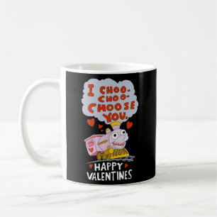I Choo Chooあなたを選択する愛のハートの日 コーヒーマグカップ