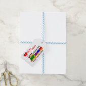 I choo-choo Choose You Valentine's Day Kid's cute ギフトタグ (より糸つき)