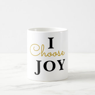 I Choose Joy Minimalist Coffee Mug | Modern Inspir コーヒーマグカップ