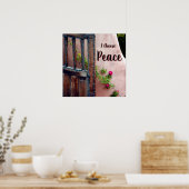 I Choose Peace Square Poster ポスター (キッチン)