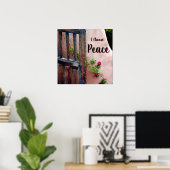 I Choose Peace Square Poster ポスター (ホームオフィス)