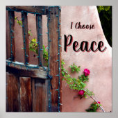 I Choose Peace Square Poster ポスター (正面)