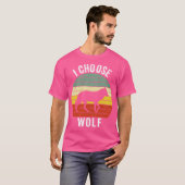 I Choose Wolf Tシャツ (正面フル)