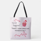 "I chose snacks over Valentines" Tote トートバッグ (正面)