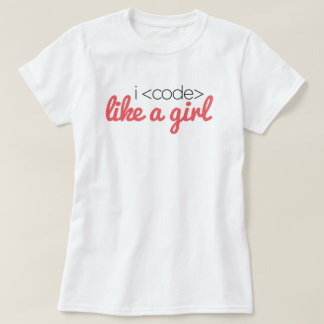 I <code> 女の子のティーのように tシャツ