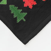 I Come In Peace Couple Matching Ugly Christmas Swe フリースブランケット (角)